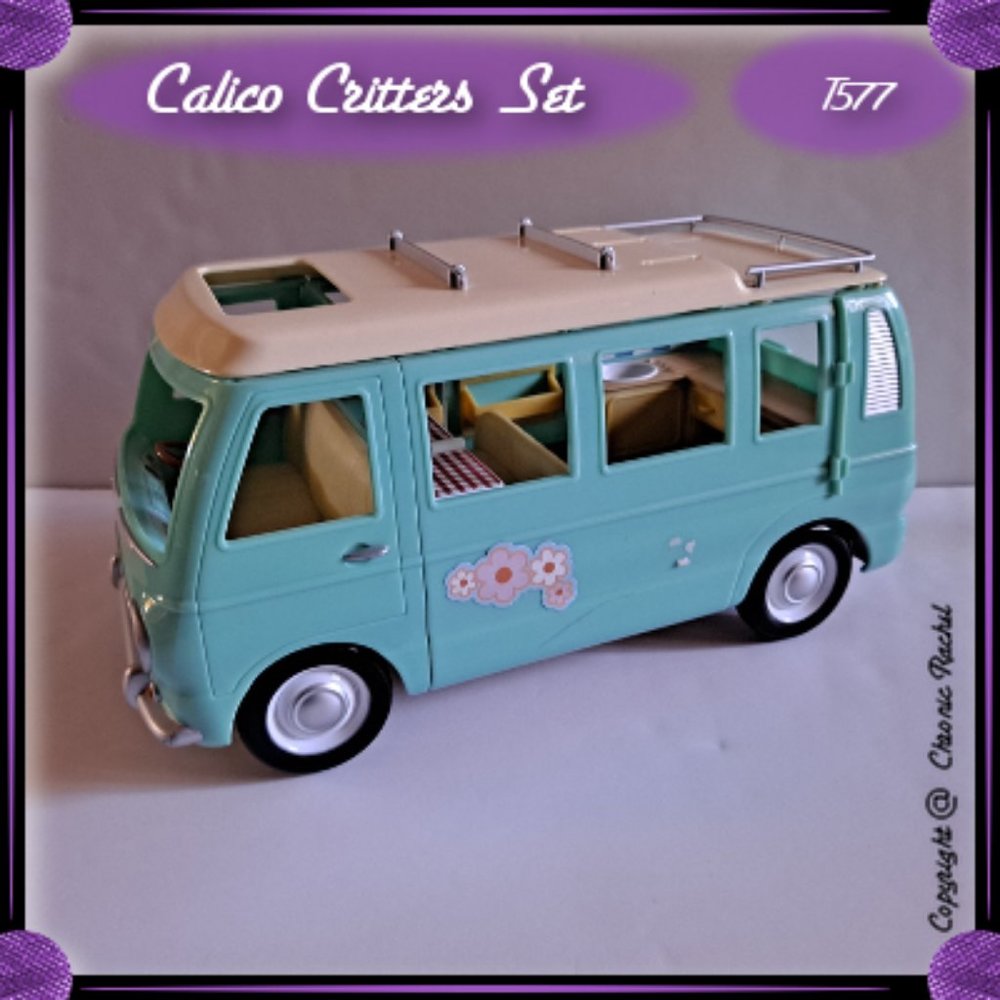 Vintage Teal Campervan